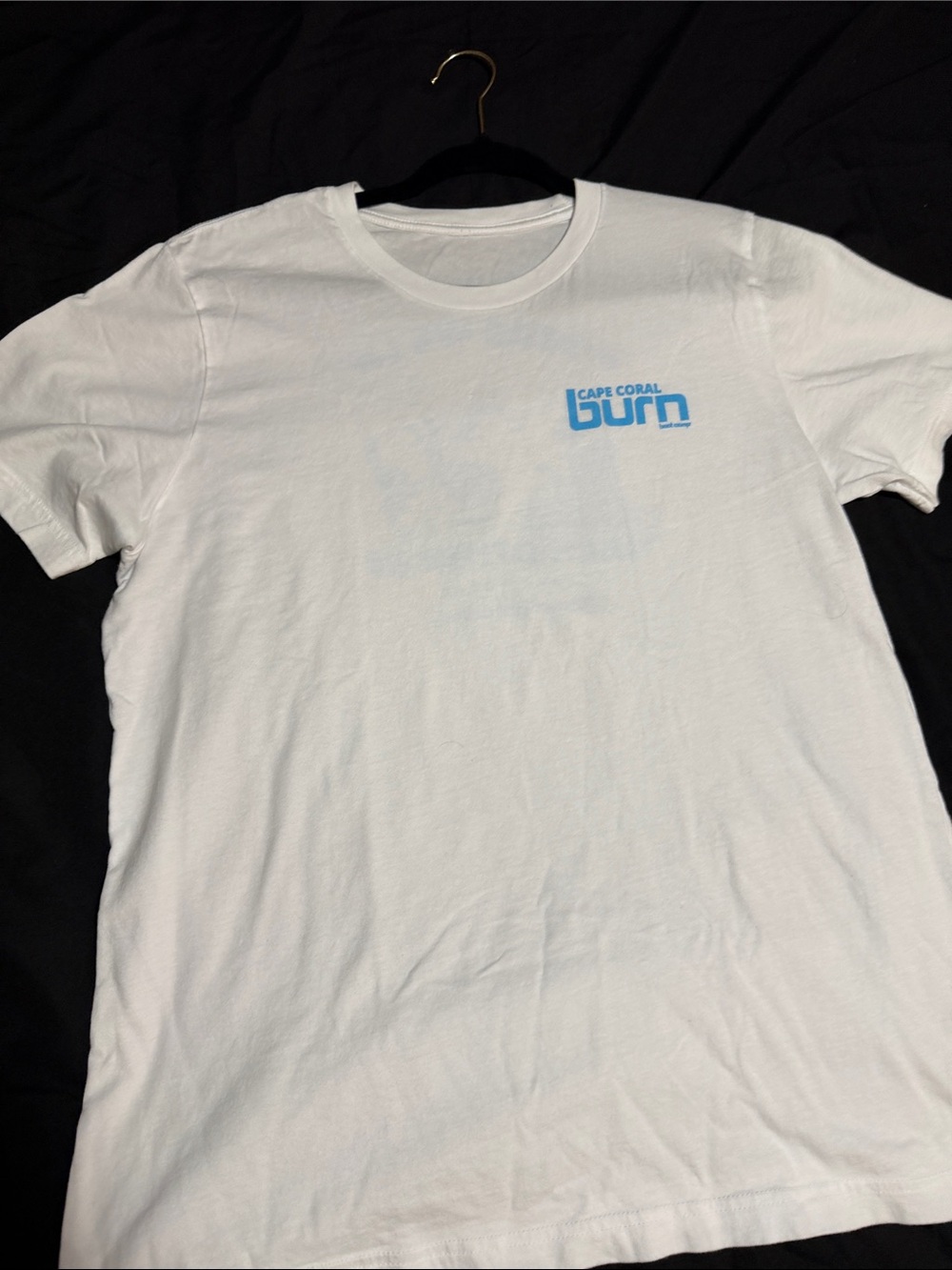 Cape Coral Burn White Crewneck Tee